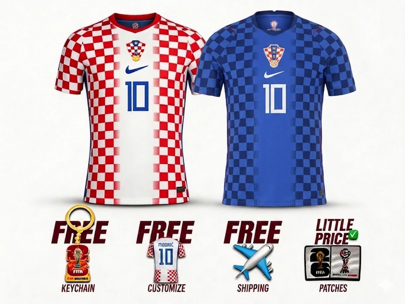 COMBO Croatia 2026 Home and Away WorldCup