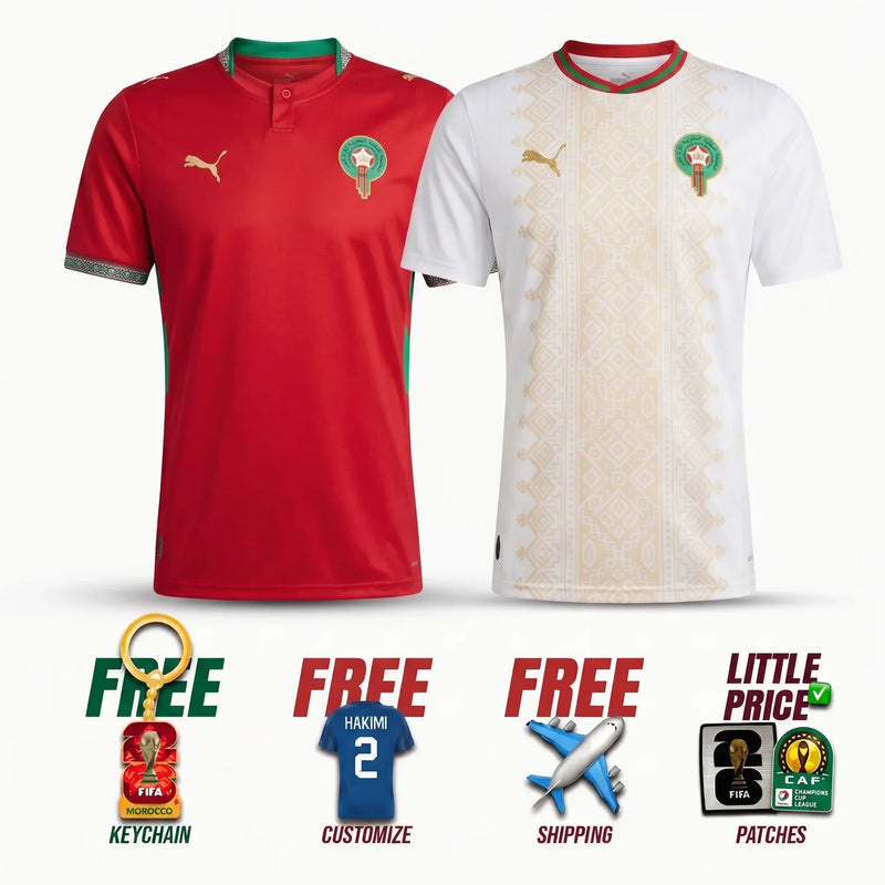 COMBO Morocco Home and Away World Cup 2026