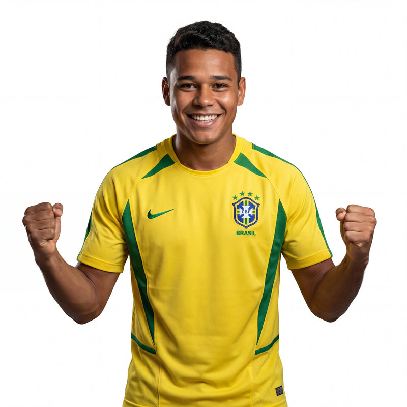 Jersey Retro Brazil 2002/02 Home