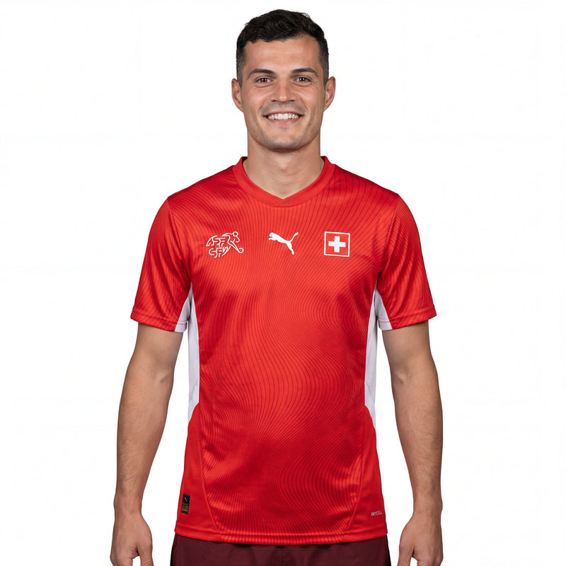 Jersey Switzerland Player Home World Cup 2026